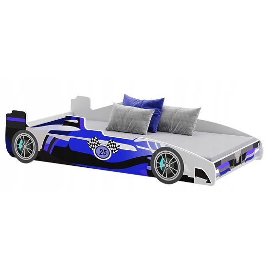 Otroška postelja FORMULA modra 160 x 80 cm