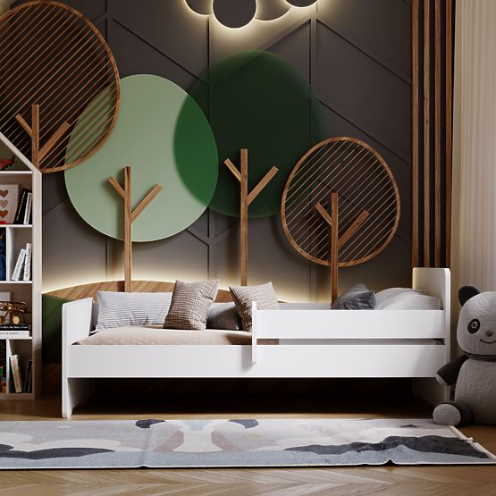 Otroška postelja MAX z ograjo 160x80