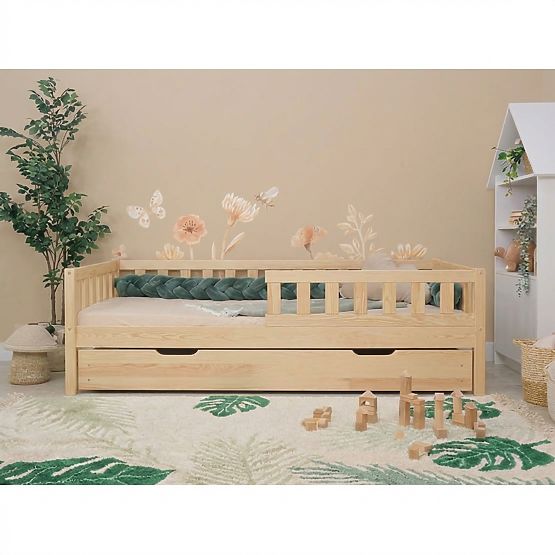 Otroška postelja Montessori Ourbaby Meadow plus - naravna