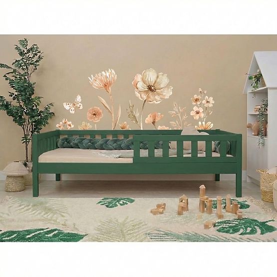 Otroška postelja Montessori Ourbaby Meadow plus - zelena