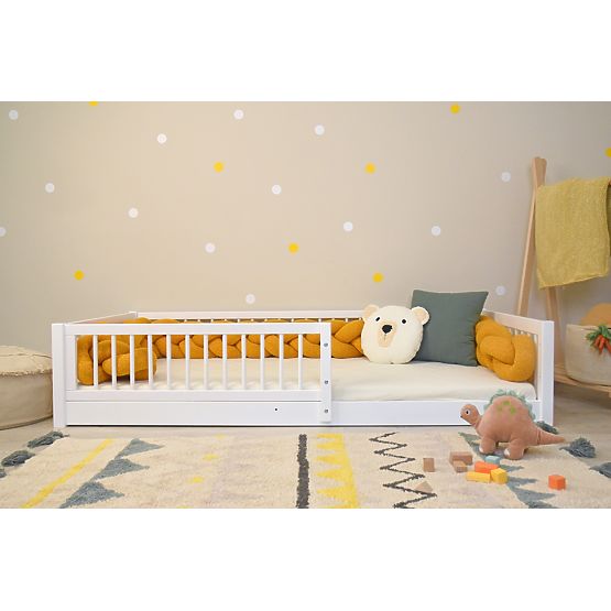 Otroška postelja Montessori Woodie - bela