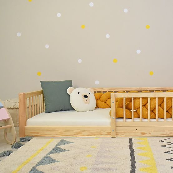 Otroška postelja Montessori Woodie - naravna