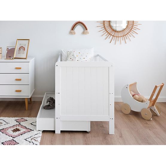 Otroška posteljica Baby Magic 120x60 cm - bela