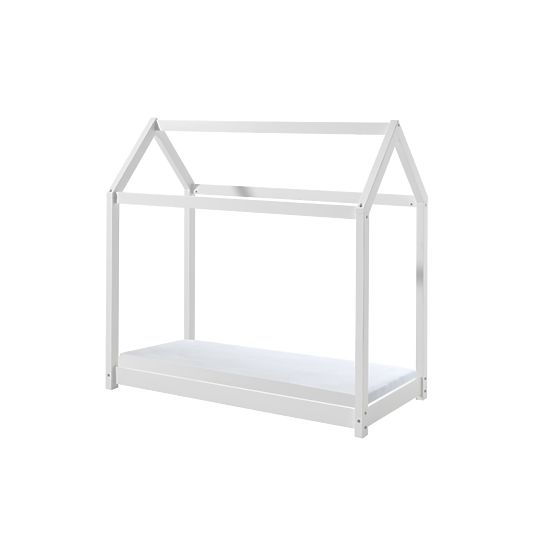 Otroška hiška postelja Cabane - bela