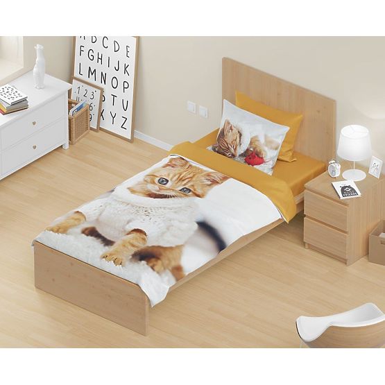 Otroška posteljnina 140x200 cm + 70x90 cm Kitten