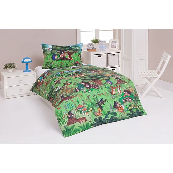 Otroška posteljnina Matějovský - Krt v gozdu