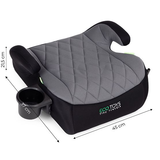 Otroški avtosedež i-SIZE višina 125-150 cm držalo za pijačo ECOTOYS