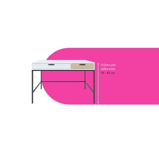 Otroški ergonomski stol za pisalno mizo prilagojen za višino 119-142 cm - siv