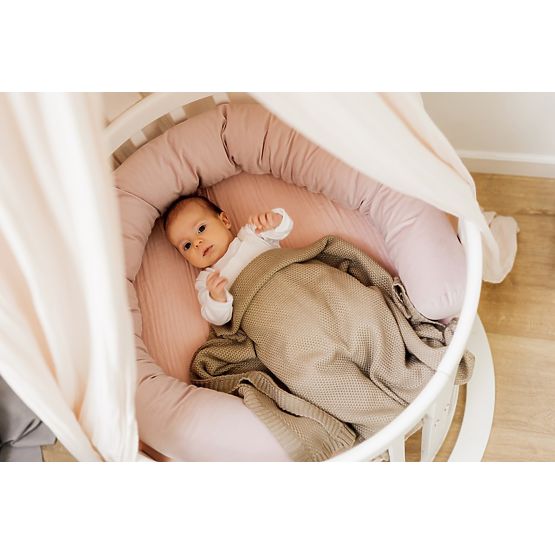 Ovalna gredica Ruby 7 v 1 PLUS - bela