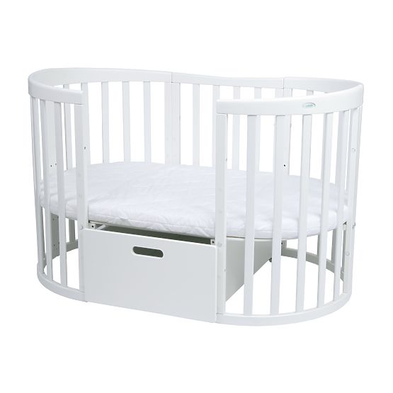 Ovalna gredica Ruby 7 v 1 PLUS - bela