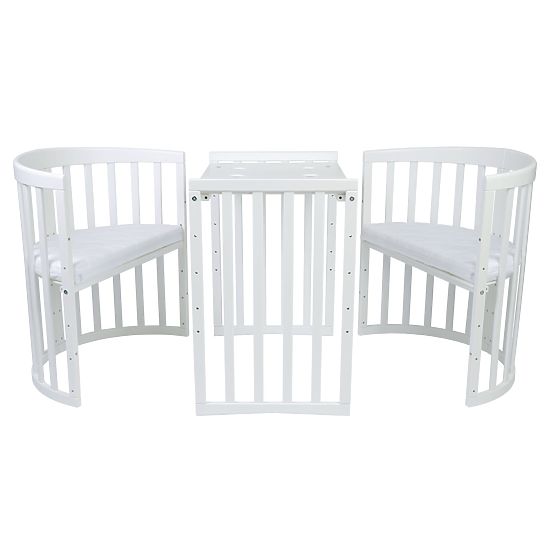 Ovalna gredica Ruby 7 v 1 PLUS - bela