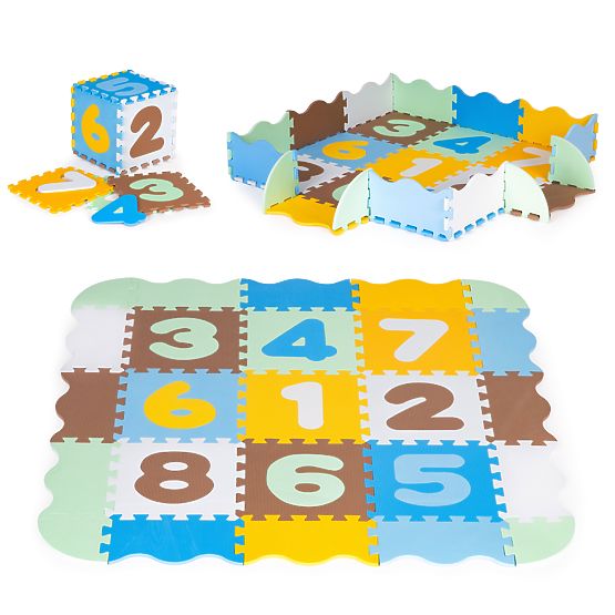 Pena izobraževalna podloga ograja puzzle podlaga za otroke