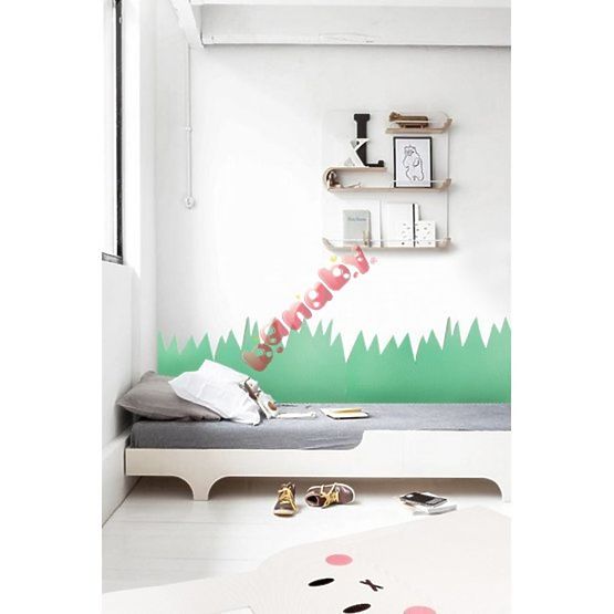 Pena stenska zaščita Trava - 360 cm