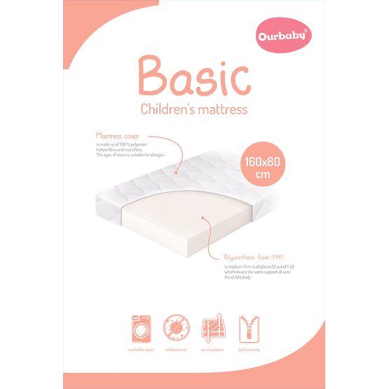 Pena vzmetnica BASIC - 160x80 cm