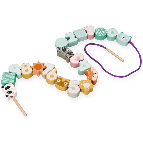 Perle za nizanje pastelne živali