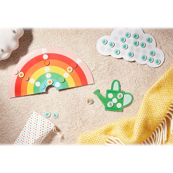 Petit Collage Kooperativna igra Rain, rain, rainbow