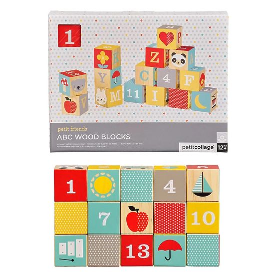 Petit Collage Lesene kocke ABC