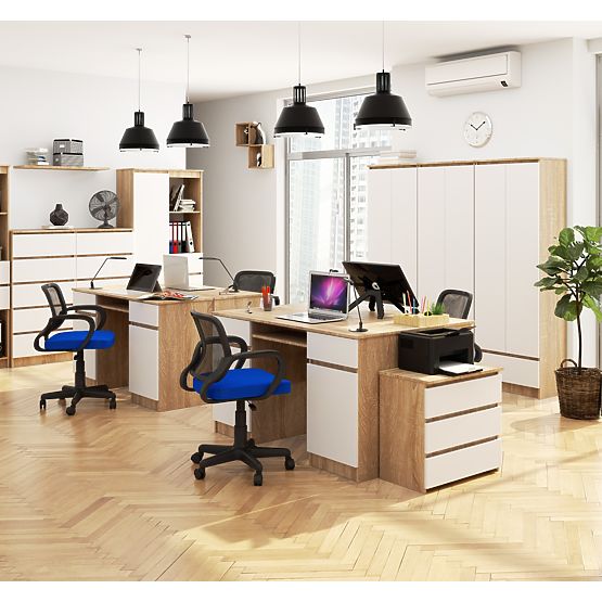 PISALNA MIZA CLP A5 2D 2SZ PK SONOMA / BELA