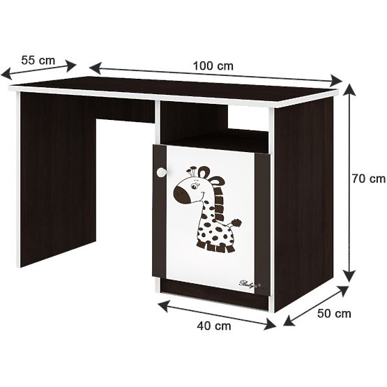 Pisalna miza - hrast sonoma