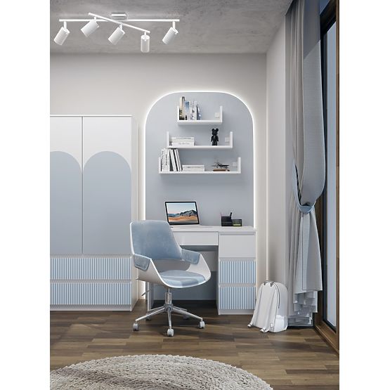 Pisalna miza Mijas DESNA ARTESO MODRA