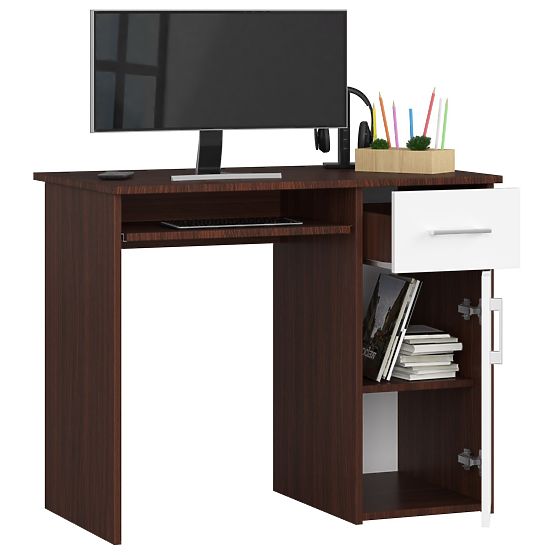 PISALNA MIZA PIN WENGE / BELA