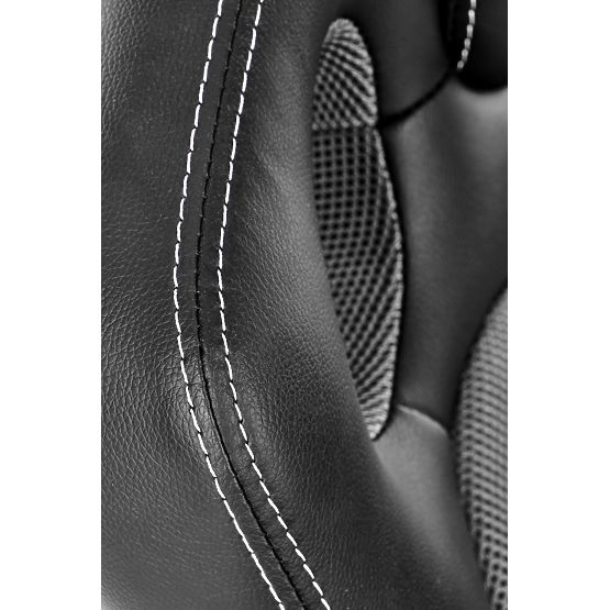 Pisaniški stol BERKEL - črno-siv