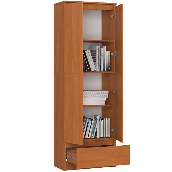 Pisarniška omara R 60 cm CLP 1 predal 2 vrata PK Jelša