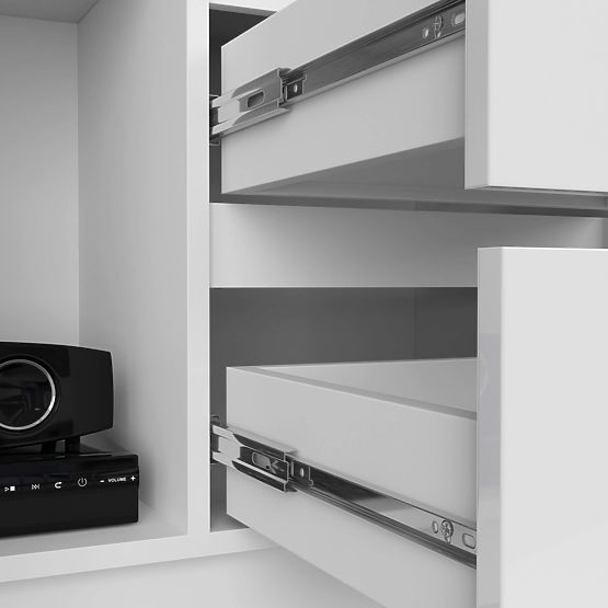 Pisarniški regal R 80 cm CLP R11 PK BELI / BELI SIJAJ