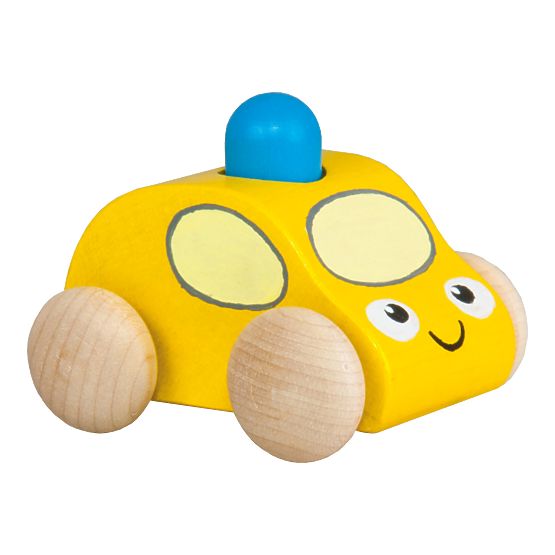 Piskajoči avto z lučjo 1 kos rumena