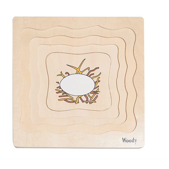 Plastne puzzle življenje kokoške