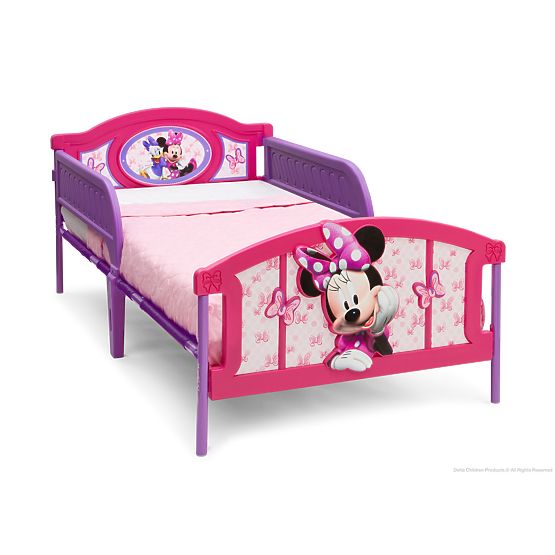 Plastová 3D postel Minnie Mouse