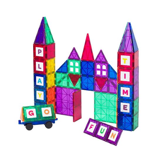 Playmags dětská magnetická stavebnice 158 - sada 60ks