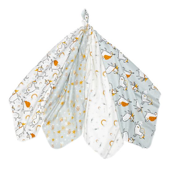 Plenice za dojenčke - samorogi 4 kos