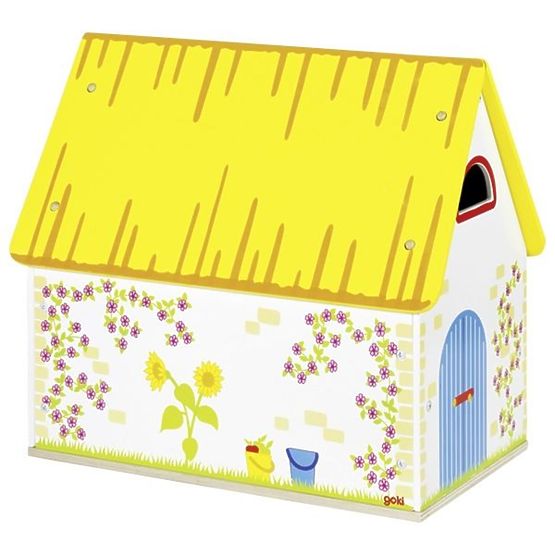 Podeželska hiša za lutke s pohištvom