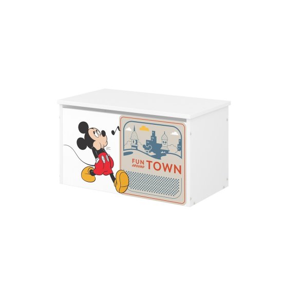 Lesena skrinja za Disneyjeve igrače - Mickey in prijatelji