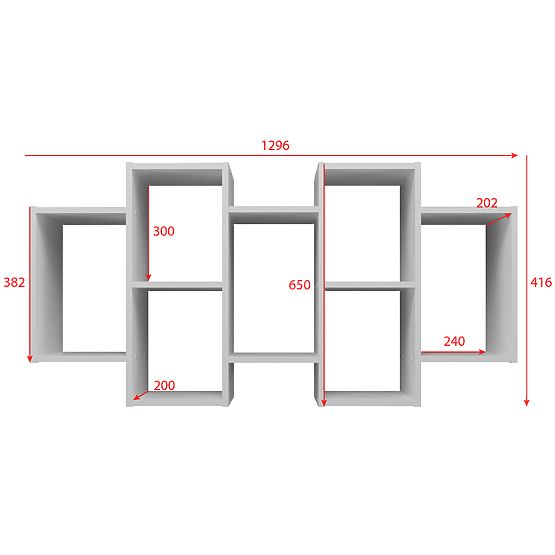 Polica BILBAO 7.0 BELA