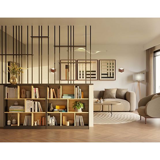 Polica Fiesta 8P ANTRACIT HRAST ARTISAN