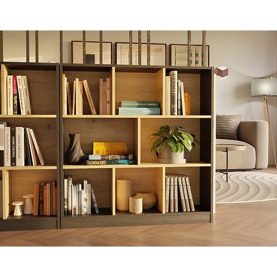 Polica Fiesta 8P ANTRACIT HRAST ARTISAN