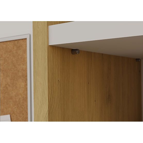 Polica Onyx R40 HRAST ARTISAN BELA