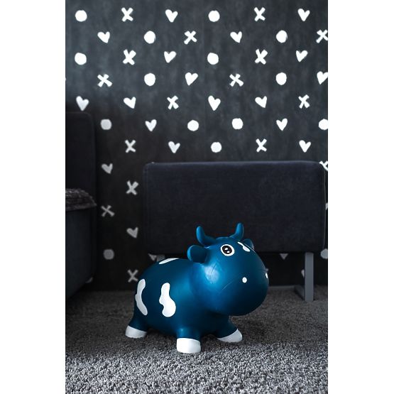 Poskočna krava KIDZZFARM - Petrol