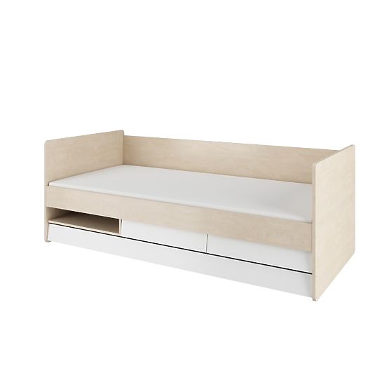 Postelja s hrbtom So sixty 200 x 90 cm