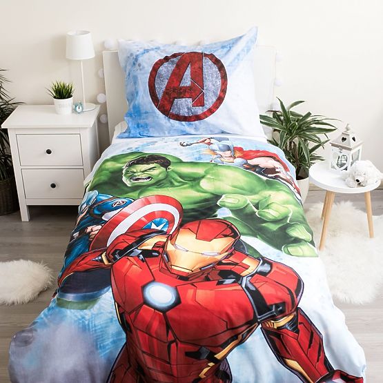Posteljnina Avengers 140 x 200 cm + 70 x 90 cm