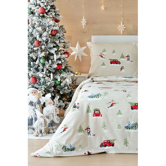 Posteljnina Magic winter 140x200 cm + 70x90 cm