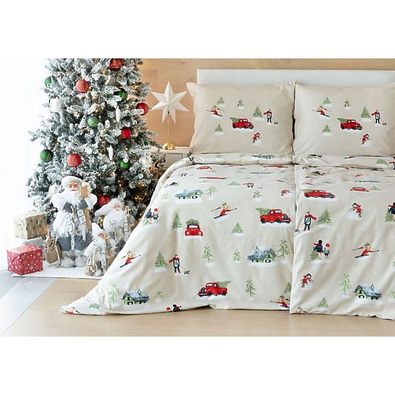 Posteljnina Magic winter 140x200 cm + 70x90 cm