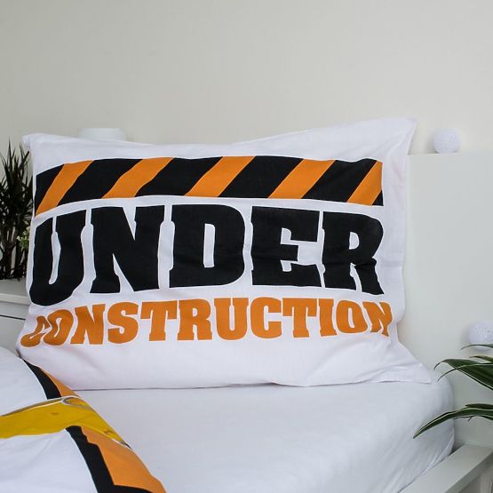 Posteljnina s svetlečim učinkom Bagr 140 x 200 cm + 70 x 90 cm