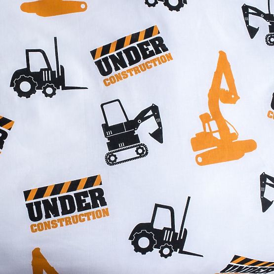 Posteljnina s svetlečim učinkom Bagr 140 x 200 cm + 70 x 90 cm