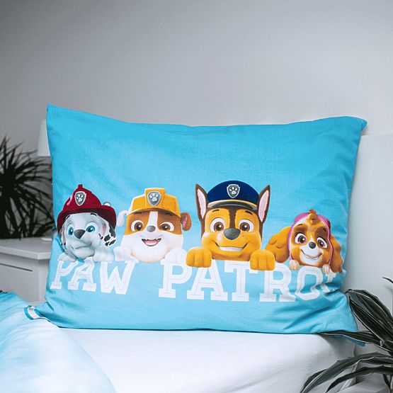 Posteljnina s svetlečim učinkom Paw Patrol 140 x 200 cm + 70 x 90 cm