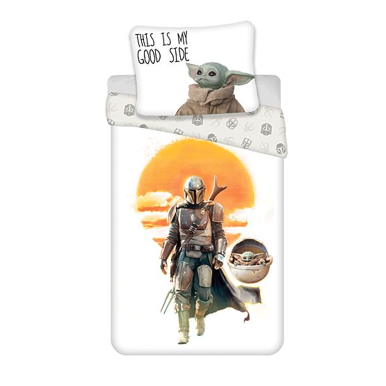 Posteljnina Star Wars - Mandalorian 140 x 200 cm + 70 x 90 cm