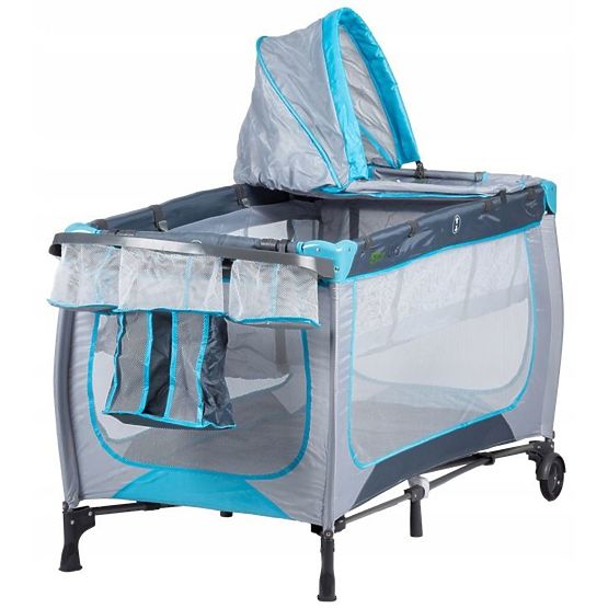 Potovalna posteljica Blue Sky