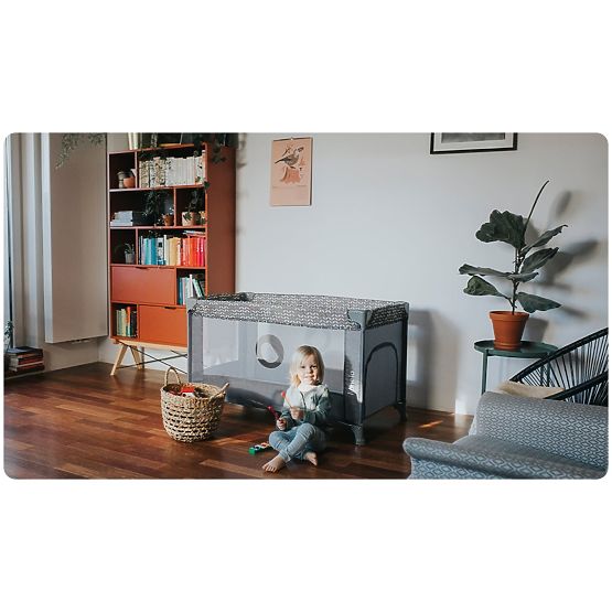 Potovalna posteljica Stefi - Blue Navy